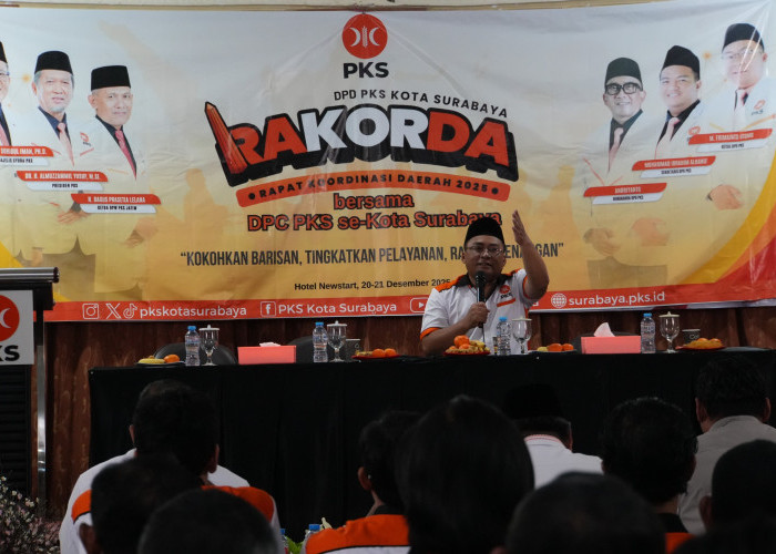 Gelar Rakorda, Konsolidasi PKS Surabaya Kunci Koordinasi Pelayanan untuk Masyarakat
