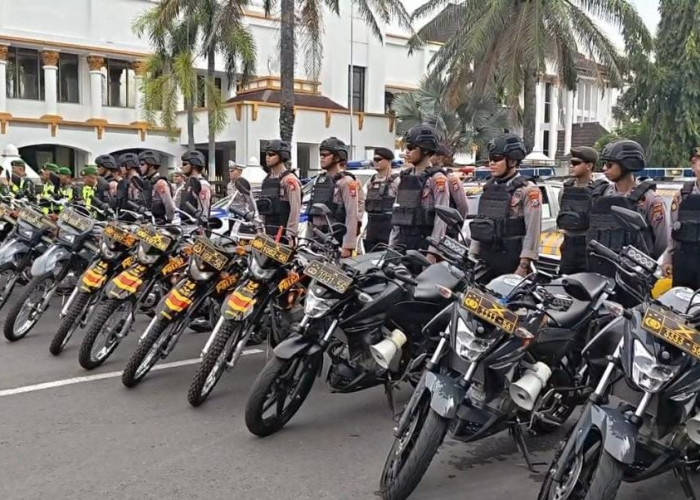 Ratusan Personil Gabungan Siap Amankan Nataru di Ponorogo