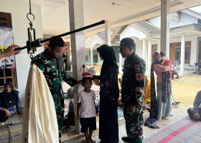 Satgas TMMD 127 Hadirkan Layanan Posyandu ILP, Balita dan Lansia Desa Mandala Terlayani