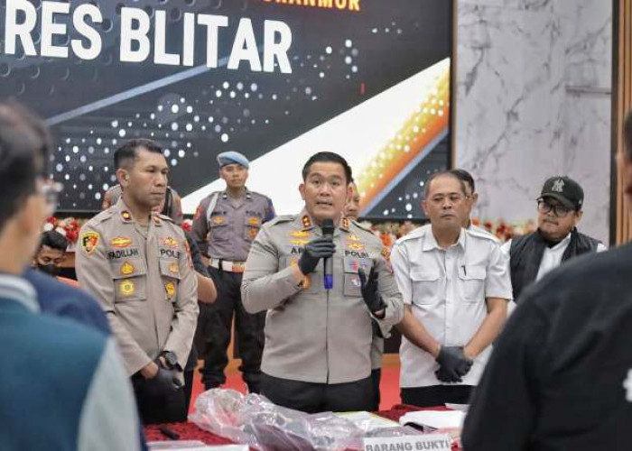 Polres Blitar Ungkap 18 Kasus Pencurian, Satu Pelaku Residivis Dibekuk