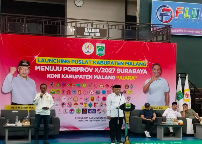 Launching Puslat Porprov Jatim 2027, Bupati Malang Targetkan Peringkat Kedua 
