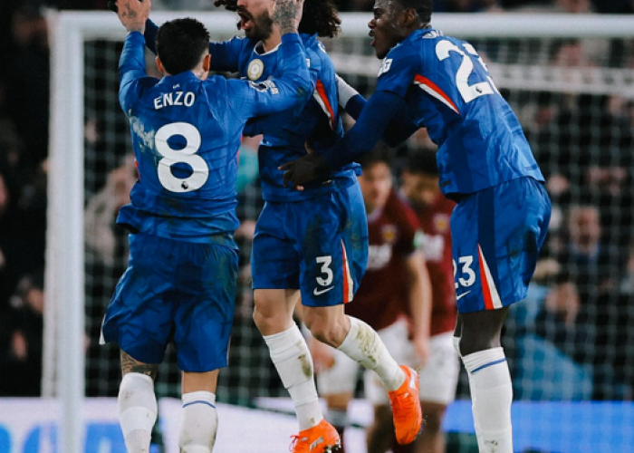 Chelsea Bangkit Dramatis, Tumbangkan West Ham 3-2 di Stamford Bridge