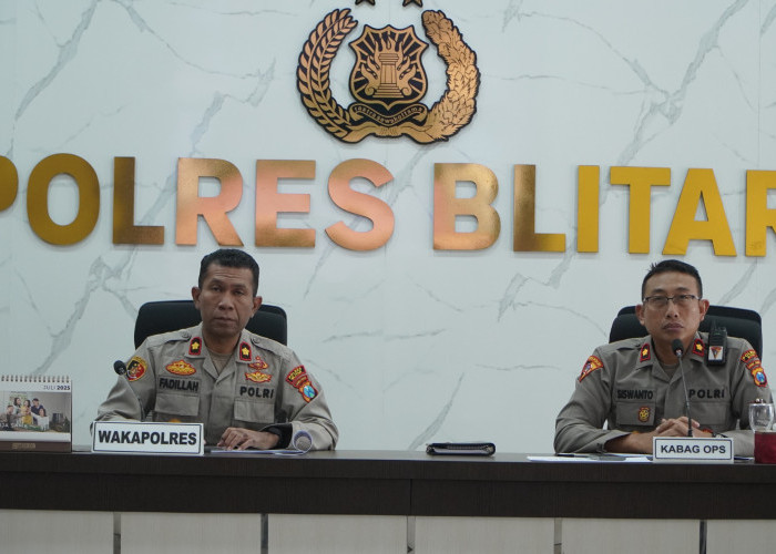 Wujudkan Kamseltibcarlantas, Polres Blitar Gelar Latpraops Patuh Semeru 2025