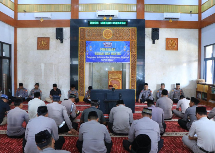 Perkuat Iman dan Moral Anggota, Polres Ngawi Laksanakan Binrohtal
