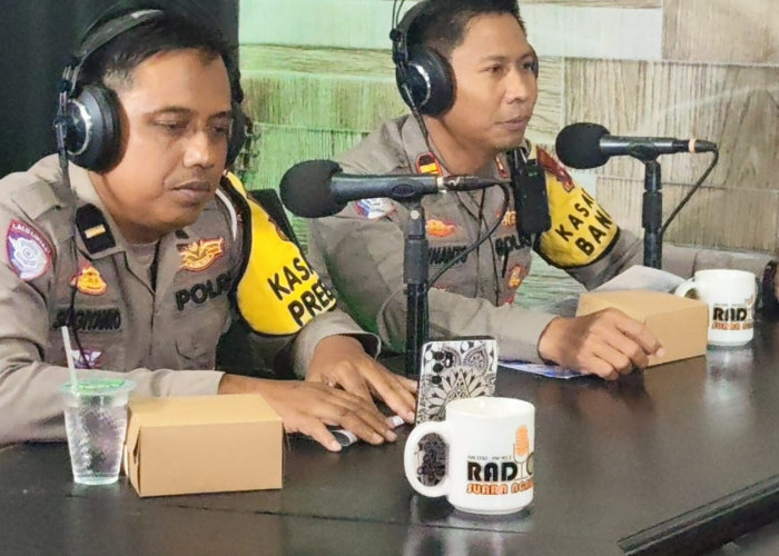 Satlantas Polres Ngawi Gelar Talk Show Sosialisasi Ops Zebra Semeru 2025