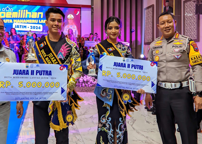 Duta Lumajang Raih Juara 2 Duta Mahameru Lantas Jatim 2024 