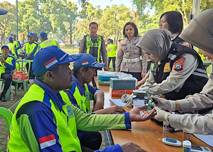 Polresta Malang Kota Beri Layanan Kesehatan Gratis kepada Supeltas