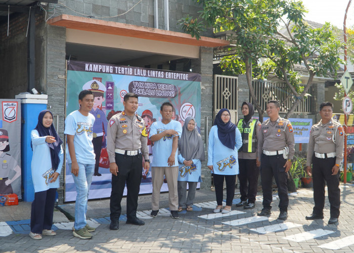 Polres Pasuruan Punya Kampung Lalu Lintas di Perumahan TPI, Kasatlantas Apresiasi Inovasi Warga