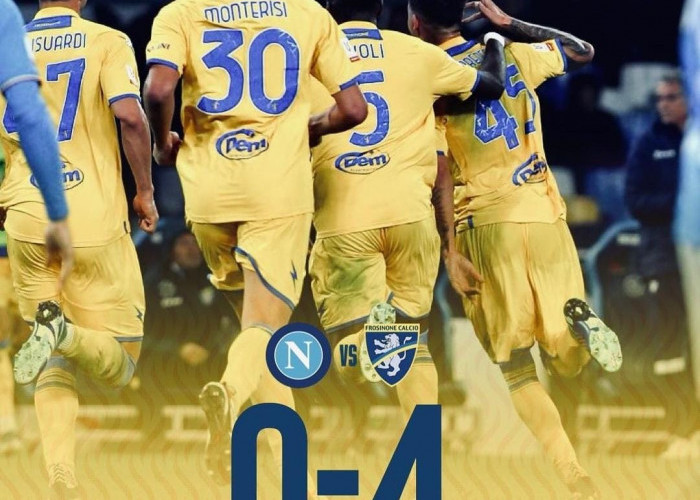 Taklukkan Napoli 4-0, Frosinone Melaju ke Babak Perempat Final Coppa Italia
