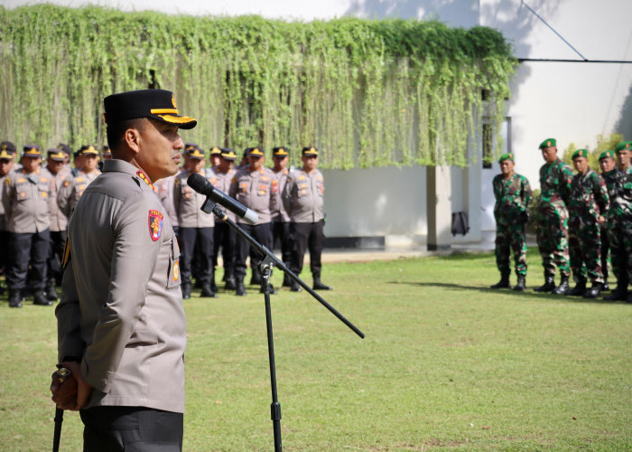 Polresta Banyuwangi Terjunkan Ratusan Personel Gabungan Amankan Rekapitulasi Suara Pilkada 2024