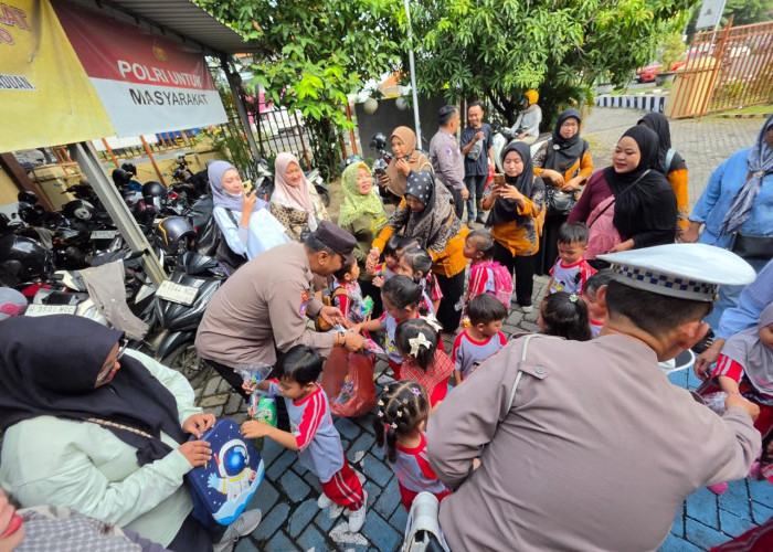 Polisi Sahabat Anak, Polsek Candi Edukasi Siswa PAUD Pelita Bunda