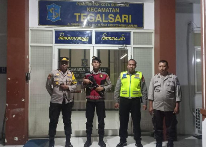 Polsek Tegalsari Pantau Keamanan Kantor PPK Kecamatan Tegalsari
