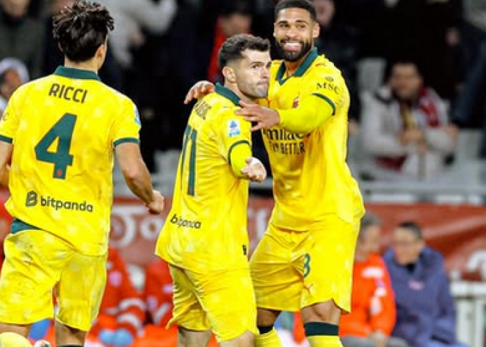 Pulisic Meledak! Dua Gol Super Sub Antar Milan Comeback 3-2 Atas Torino