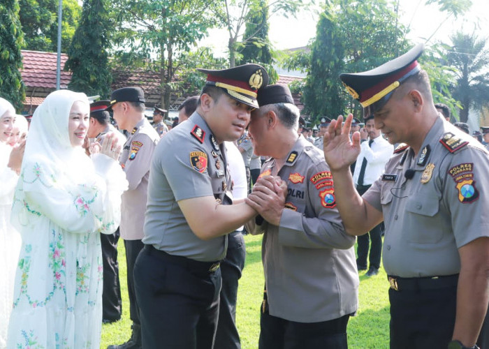 Kapolres Jombang AKBP Ardi Kurniawan Pimpin Halalbihalal dan Apresiasi Keberhasilan Operasi Ketupat 1447 H