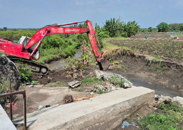 Tanggul Sungai Avoer Purisemanding Ambrol 10 Meter, PUPR Jombang Kebut Perbaikan