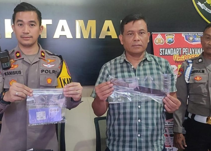 Polisi Ungkap Kasus Jambret Bersajam di Taman Sidoarjo, Pelaku Sempat Bacok Korban