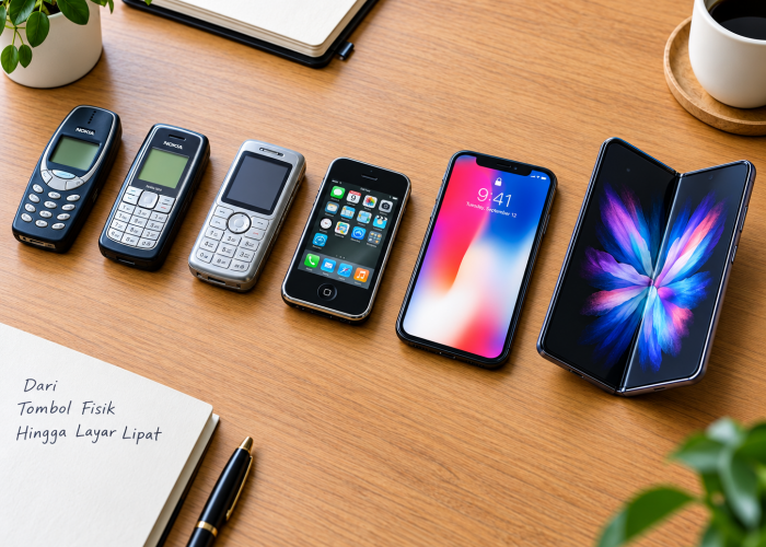 Perkembangan Handphone 20 Tahun: Dari Tombol Fisik hingga Layar Lipat