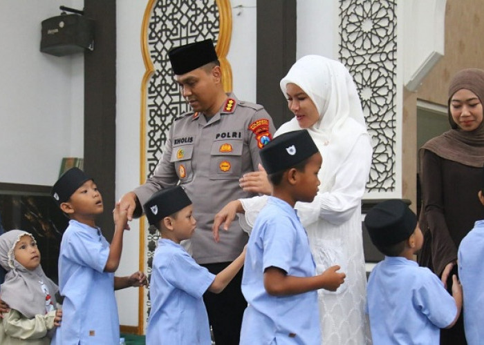 Isra Mikraj, Polresta Malang Kota Gelar Yasinan dan Santunan Anak Yatim
