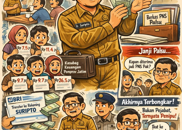 Nyamar Jadi Kasubbag Pemprov Jatim, Pejabat Gadungan Tipu 5 Warga Surabaya Modus Jalur Belakang PNS