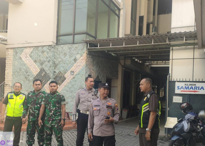 Pastikan Ibadah Minggu Aman, Polsek Bubutan Gelar Patroli Presisi di Gereja Nazareth