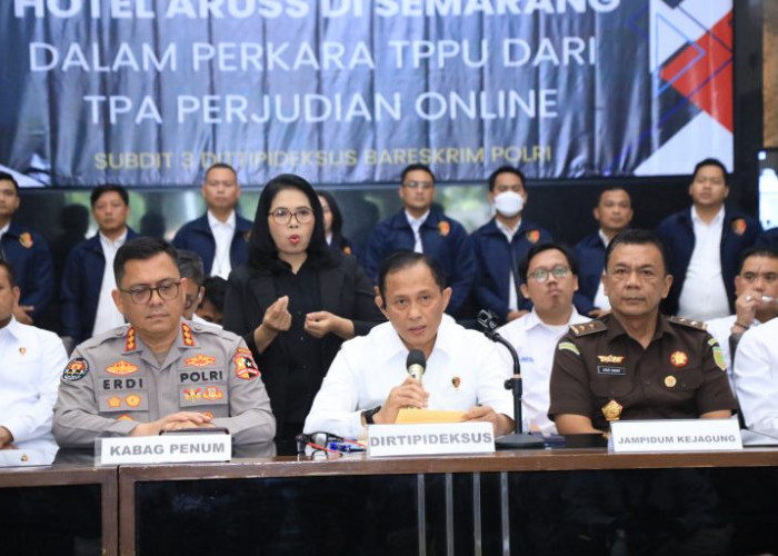 Hotel Aruss Semarang Disita Bareskrim Polri Terkait TPPU Judol