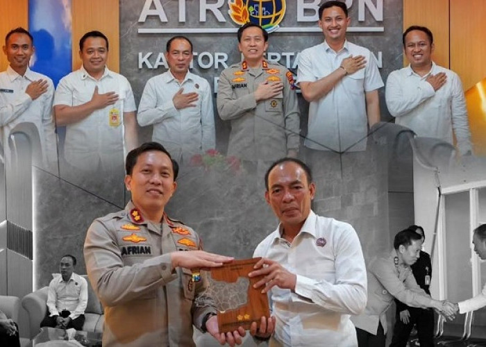 Perkuat Sinergi Antarinstansi, Kapolres Bojonegoro Kunjungi Kantor ATR/BPN 