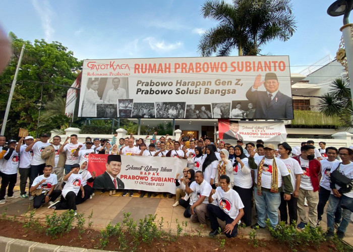 Rumah Relawan Gatotkaca Diresmikan, Jadi Wadah Dukungan Prabowo Subianto