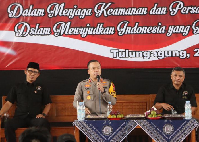 Kapolres Tulungagung Beri Pesan Semangat Nasionalisme di Seminar Kebangsaan Paguyuban Pencak Silat 