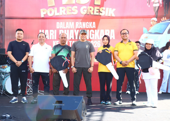 Semarak HUT Ke-80 Bhayangkara, Bhayangkara Fest Polres Gresik Pererat Kebersamaan dengan Masyarakat