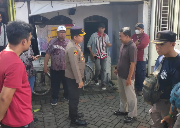 Pastikan Keamanan Infrastruktur, Kapolsek Sukomanunggal Tinjau Jembatan Simo Pomahan Jelang Renovasi Total