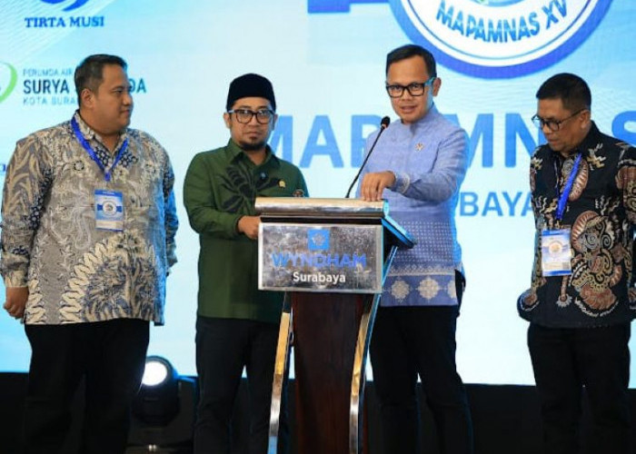MAPAMNAS XV PERPAMSI di Surabaya Dibuka, Wamendagri Bima Arya Dorong Transformasi Air Minum