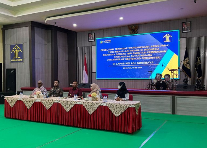 Susun Naskah Akademik RUU TSP, Kemenkumham Jatim dan Ditjen AHU Survei Narapidana Asing Lapas Surabaya