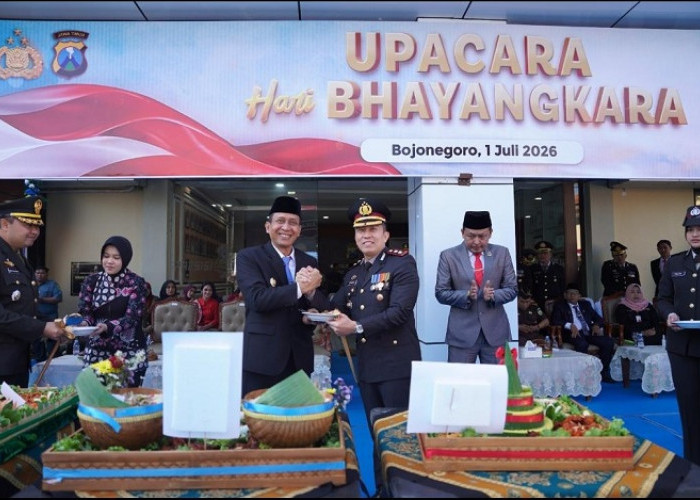 Hari Bhayangkara Ke-80 di Bojonegoro Diwarnai Kejutan Forkopimda untuk Polres