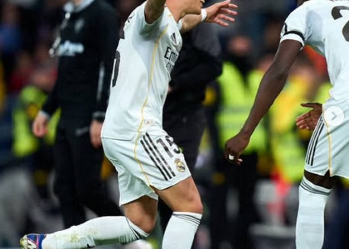 Edan! Arda Güler Cetak Gol dari Jarak 68 Meter,  Real Madrid Hajar Elche 4-1 di LaLiga