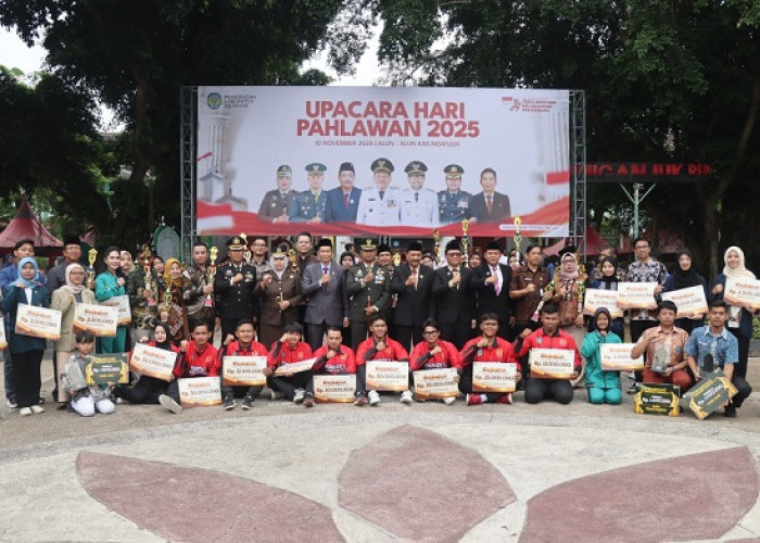 Momentum Hari Pahlawan, Polres Nganjuk Teguhkan Komitmen Pengabdian untuk Negeri