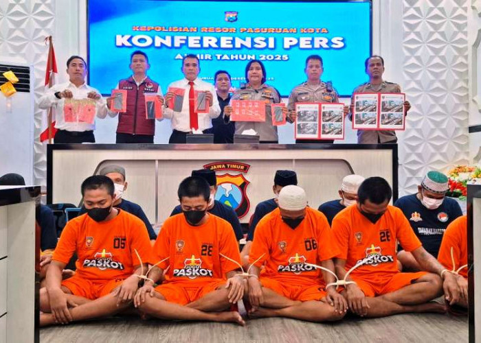 Kriminalitas di Wilayah Polres Pasuruan Kota Turun 26,42 Persen Sepanjang 2025