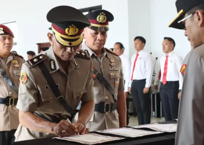 Rotasi di Polresta Banyuwangi, Kasatresnarkoba dan Dua Kapolsek Berganti