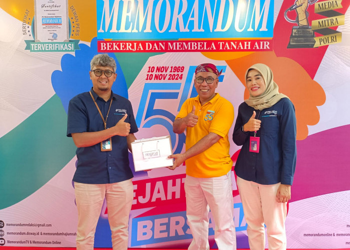 BJTI Pelindo Group Meriahkan HUT Ke-55 SKH Memorandum