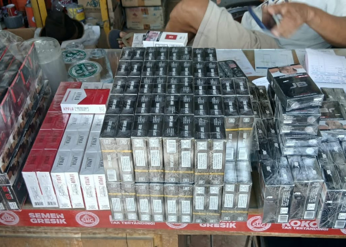 9.680 Rokok Ilegal di Lamongan Disita, Kecamatan Pucuk Sarang Terbesar