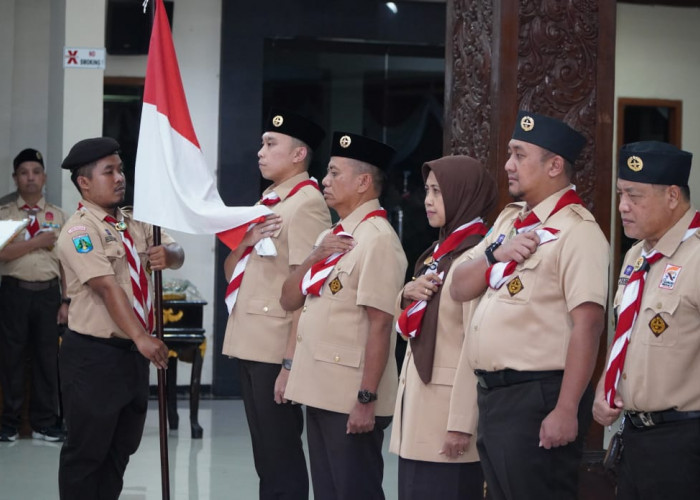 Peringatan Hari Pramuka, Kwarcab Lamongan Lakukan Ulang Janji