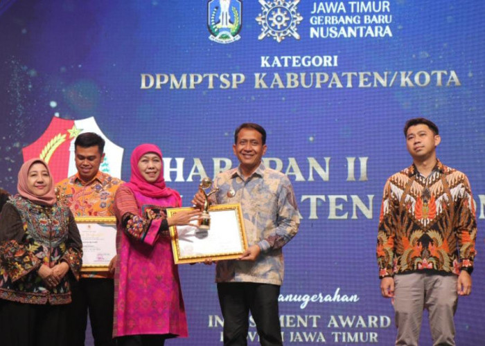 Kabupaten Bojonegoro Raih Penghargaan Investment Award 2025 Kategori DPMPTSP