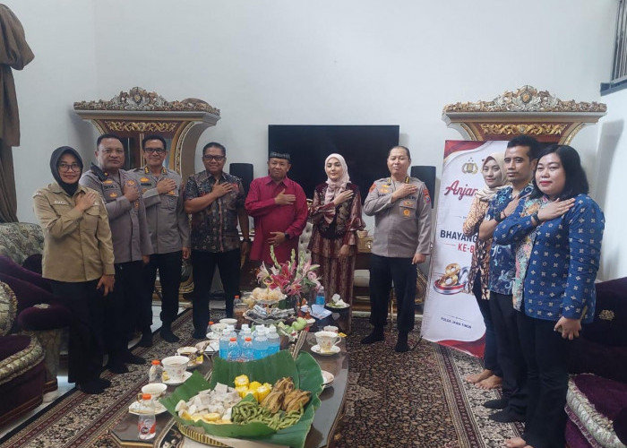 Jelang HUT Bhayangkara ke-80, Polsek Lakarsantri Amankan Anjangsana PJU Polda Jatim