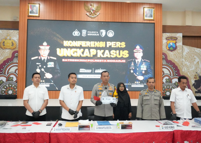 Gasak Motor di Buduran, Dua Begal Asal Surabaya Diringkus Polresta Sidoarjo