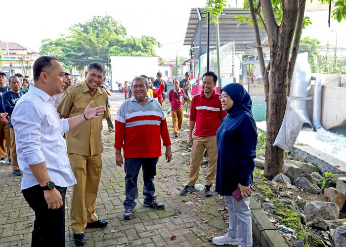Atasi Banjir Surabaya Selatan, Eri Cahyadi Alihkan Aliran Avur Margorejo ke Kebon Agung