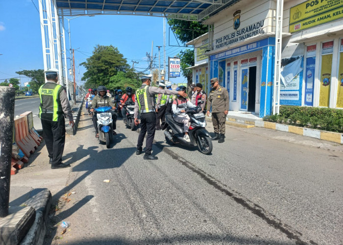 Cegah 3C dan Laka Lantas, Gabungan Personel Gelar Operasi Rutin di Pos Suramadu