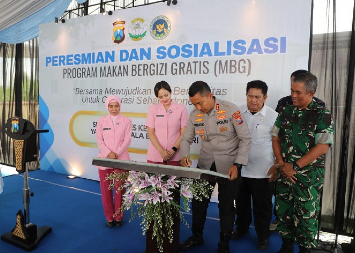 Kapolres Bramastyo Resmikan SPPG 3 Polres Kediri Cabang Kandat Dukung Program MBG
