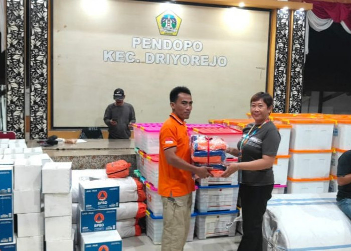 Rumah Terdampak Puting Beliung di Driyorejo Bertambah Jadi 80 Unit, BPBD Gresik Salurkan Bantuan