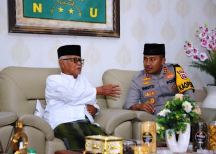 Hangatnya Idulfitri 1447 H, Kapolres Kediri Bersilaturahmi ke Sejumlah Ulama