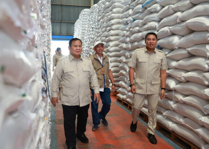 Usai Arahan Ketua DPRD Se-Indonesia, Presiden Prabowo Sidak Gudang Bulog Danurejo Magelang 
