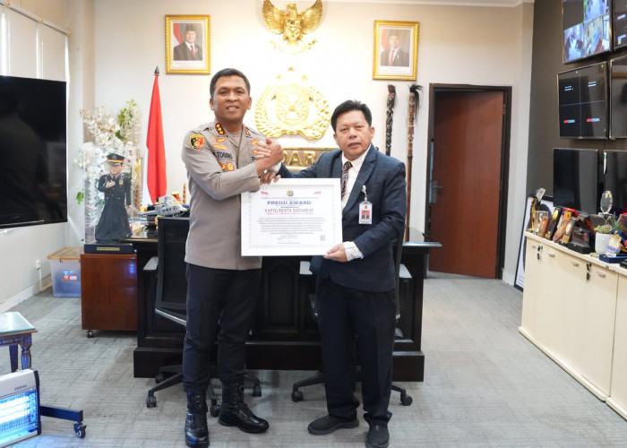 Gencar Bangun SPPG, Polresta Sidoarjo Diganjar Presisi Award dari Lemkapi